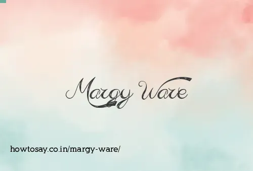 Margy Ware
