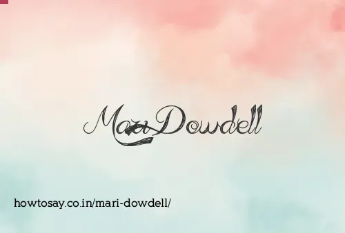 Mari Dowdell