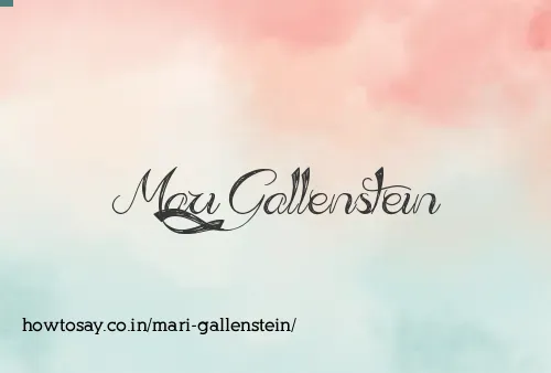 Mari Gallenstein