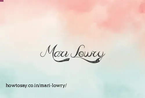 Mari Lowry