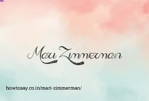 Mari Zimmerman