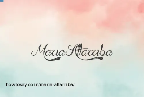 Maria Altarriba