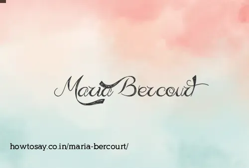 Maria Bercourt