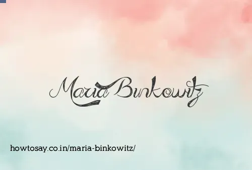 Maria Binkowitz