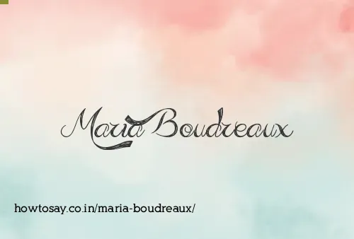 Maria Boudreaux