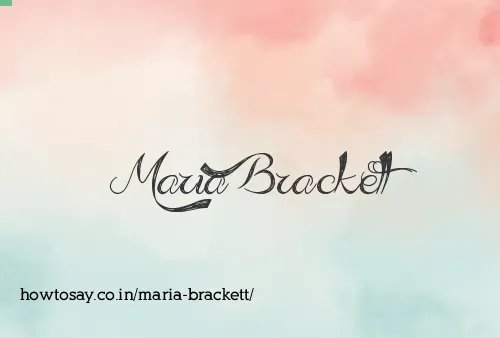 Maria Brackett