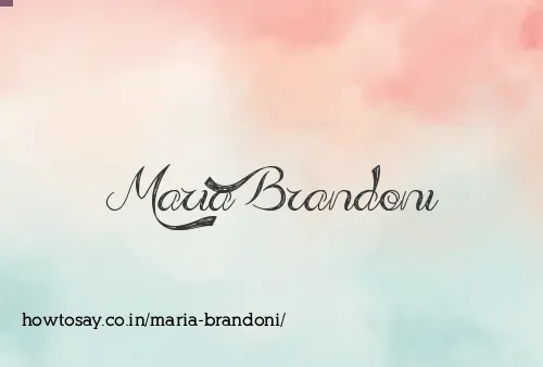 Maria Brandoni