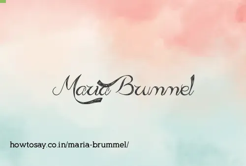 Maria Brummel