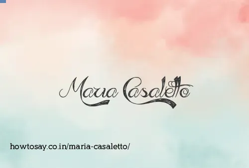 Maria Casaletto