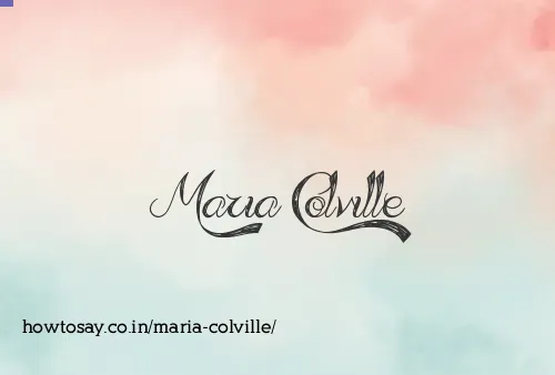 Maria Colville