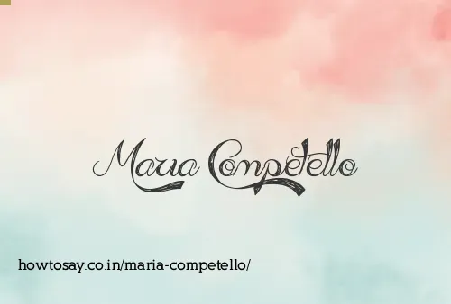 Maria Competello