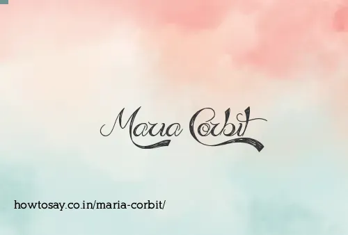 Maria Corbit