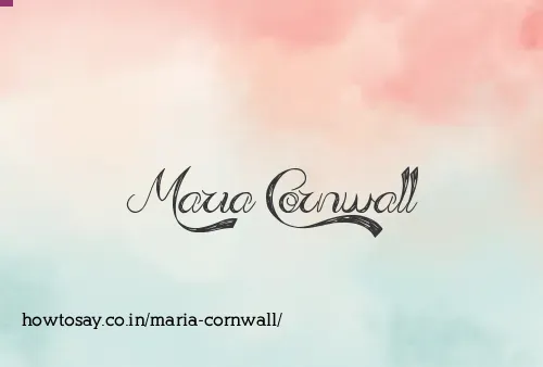 Maria Cornwall