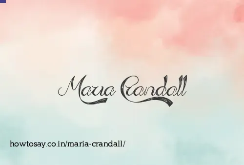 Maria Crandall