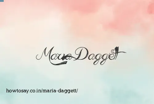 Maria Daggett