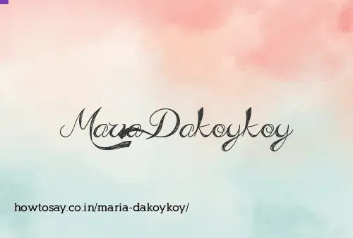 Maria Dakoykoy