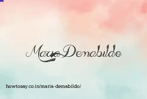 Maria Demabildo