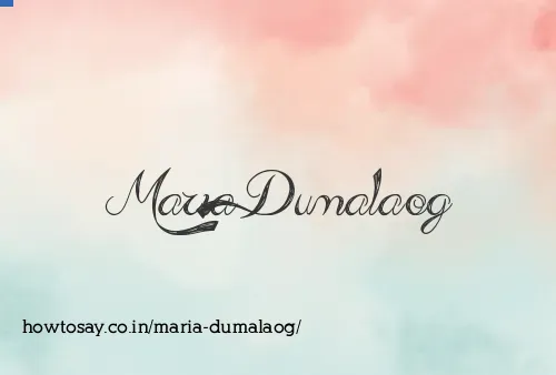 Maria Dumalaog