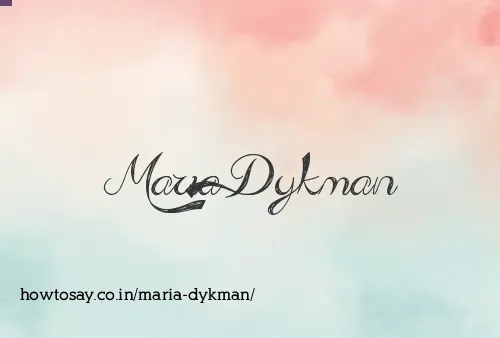 Maria Dykman