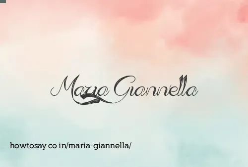 Maria Giannella