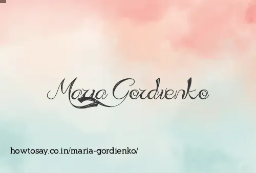 Maria Gordienko