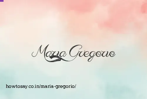 Maria Gregorio