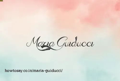 Maria Guiducci
