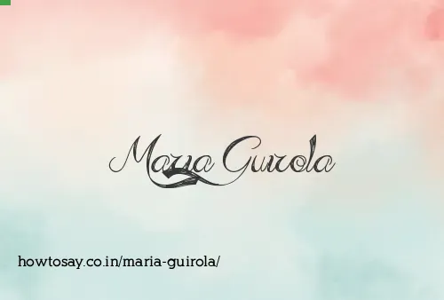 Maria Guirola