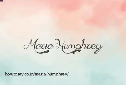 Maria Humphrey