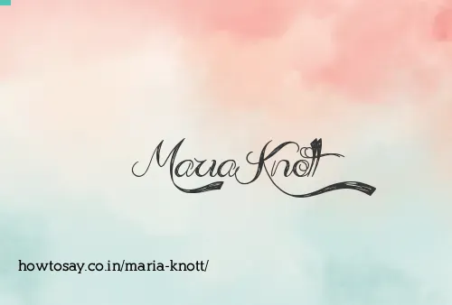 Maria Knott