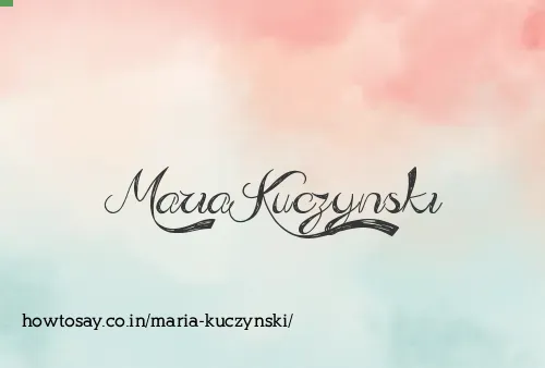 Maria Kuczynski
