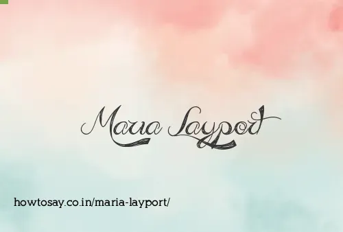 Maria Layport