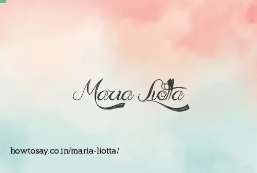 Maria Liotta