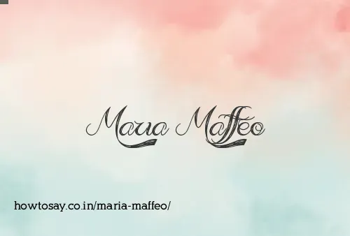 Maria Maffeo