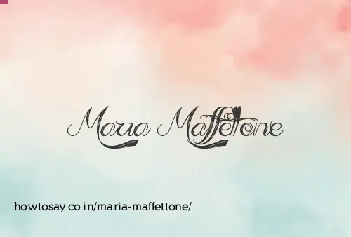 Maria Maffettone