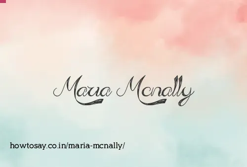 Maria Mcnally