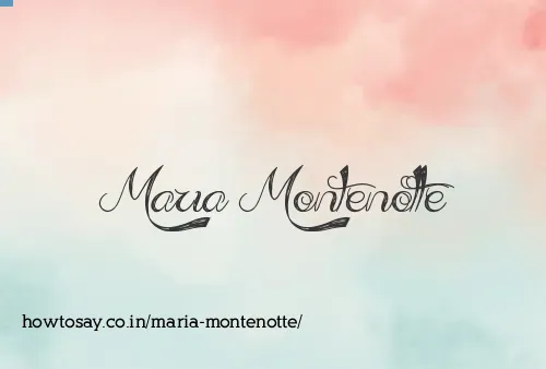 Maria Montenotte