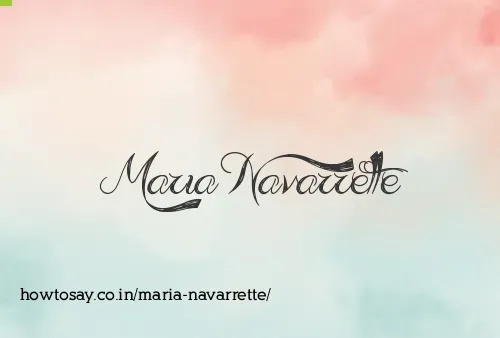 Maria Navarrette