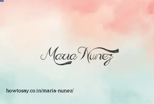 Maria Nunez