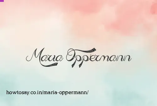 Maria Oppermann