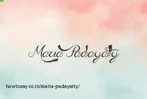 Maria Padayatty