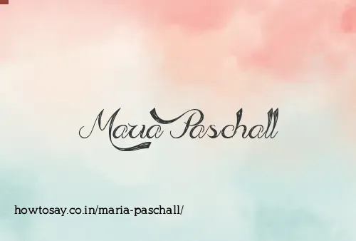 Maria Paschall