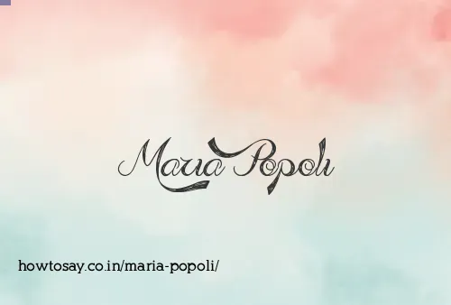 Maria Popoli