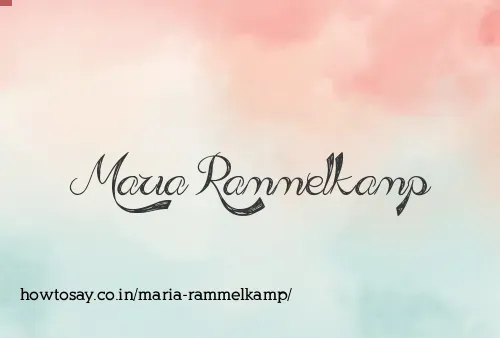 Maria Rammelkamp