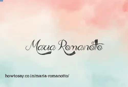 Maria Romanotto