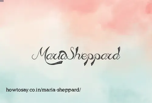Maria Sheppard