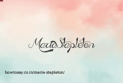Maria Stapleton