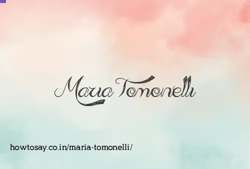 Maria Tomonelli