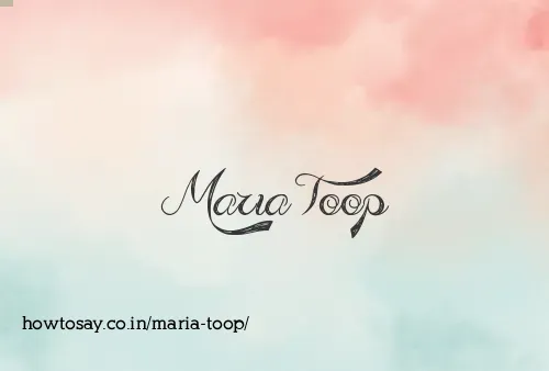 Maria Toop