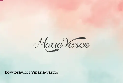 Maria Vasco